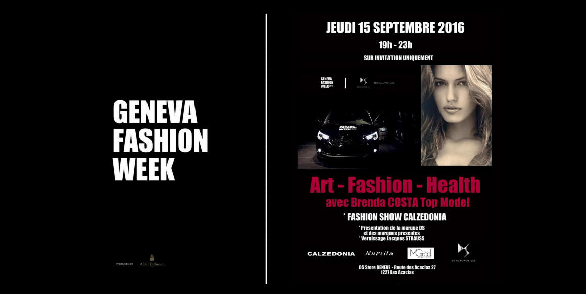 GENEVA FASHION WEEK - SEPTEMBRE 2016